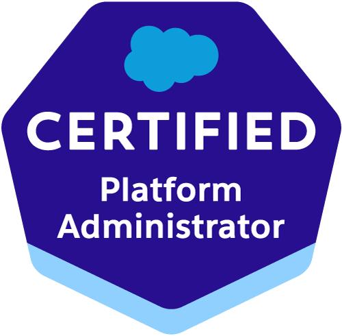 Salesforce Certified Administrator badge